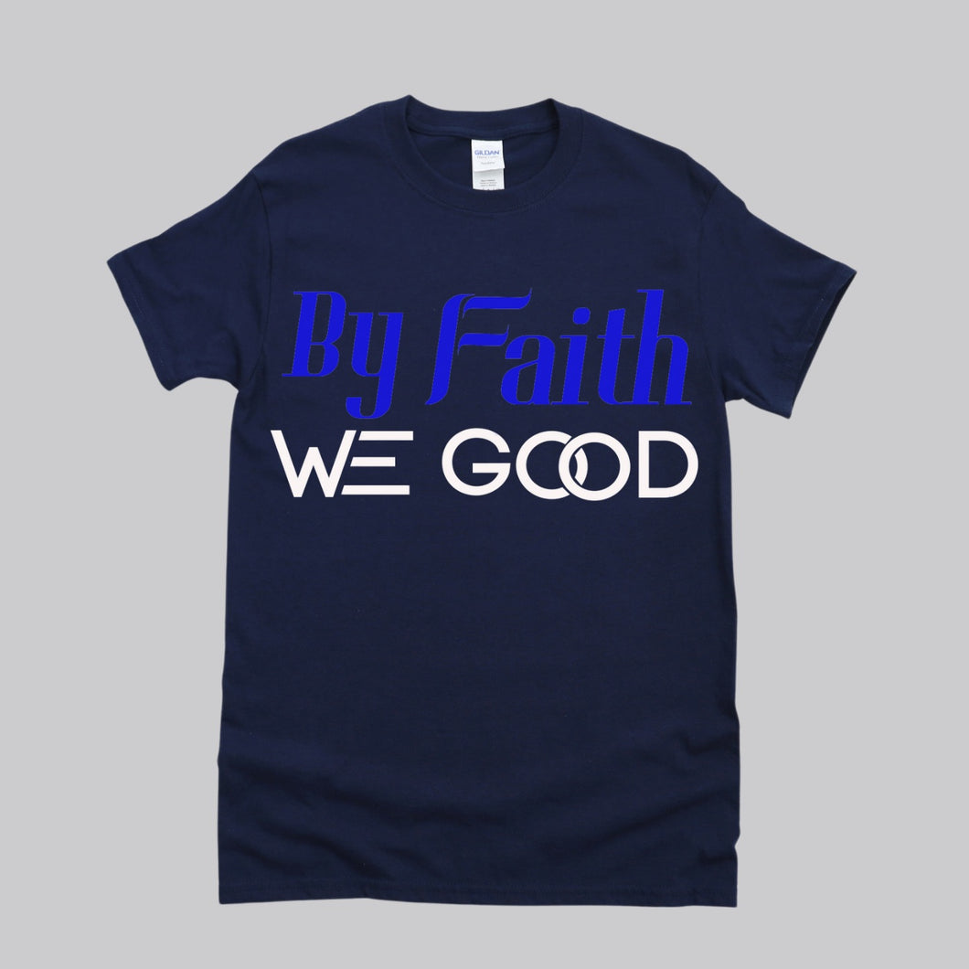 New Edition ByFaithWeGood Navy Blue T-Shirt