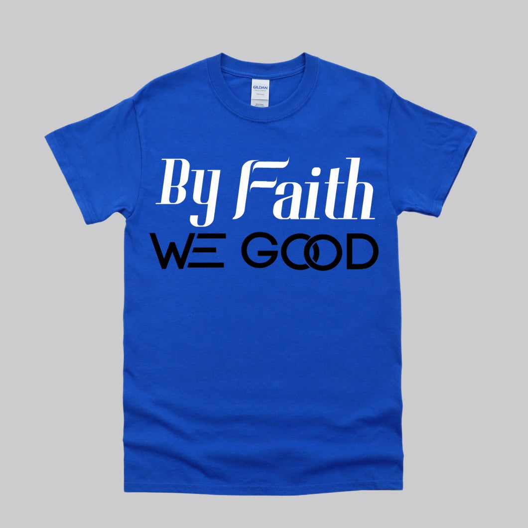 New Edition ByFaithWeGood Blue T-Shirt