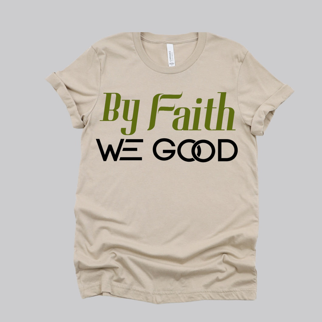 New Edition ByFaithWeGood Tan T-Shirt