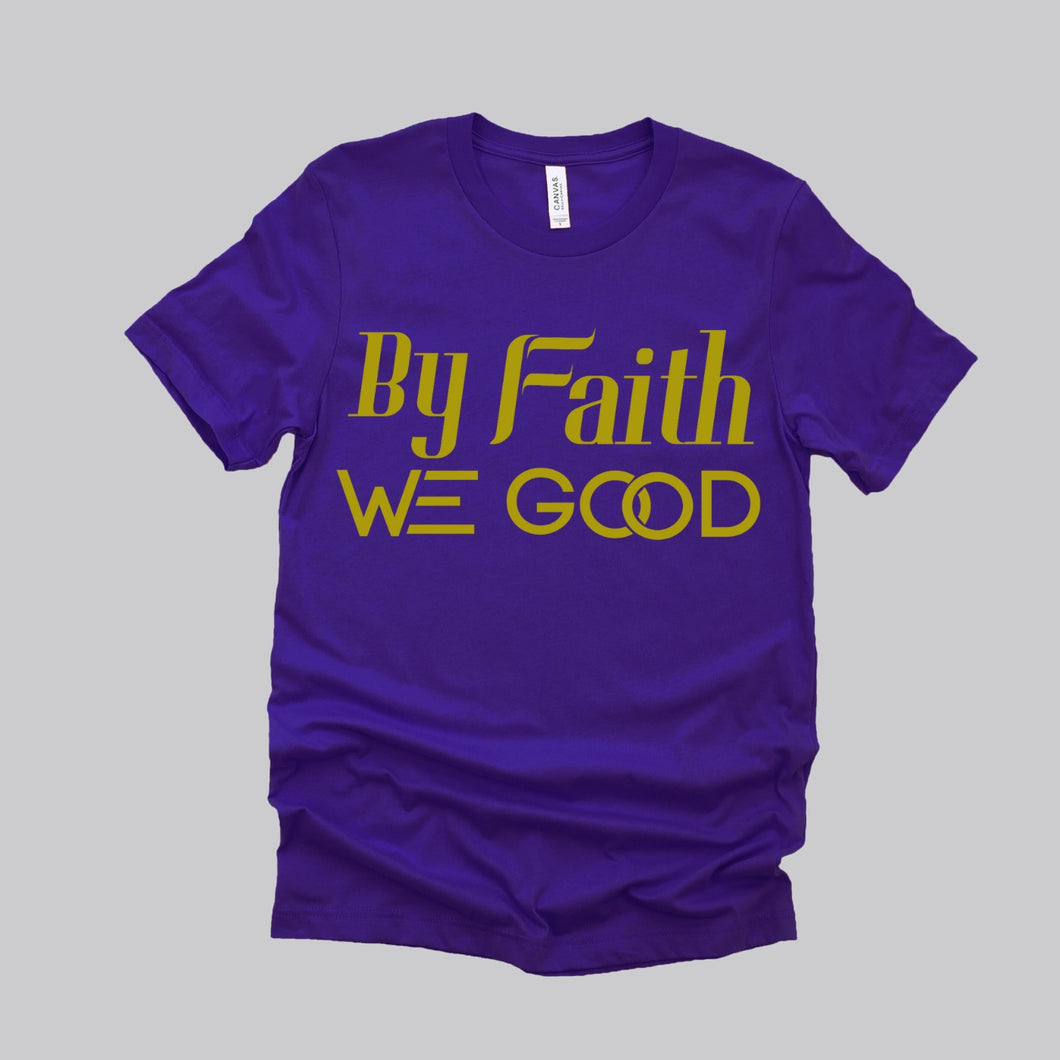 New Edition ByFaithWeGood Purple T-Shirt