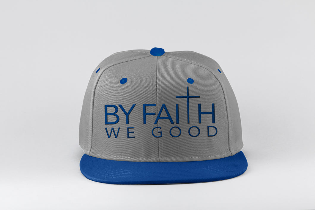 ByFaithWeGood Blue Hat
